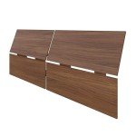 Nexera Panoramic Headboard, Brown, Queen
