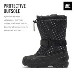 SOREL Kids' Flurry Boot in Black, Size 12