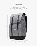 Herschel Supply Co. Herschel Retreat Backpack, Raven Crosshatch, One Size, Herschel Retreat Backpack
