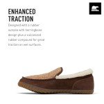 SOREL Men's Dude Moc Slipper - Elk, Natural - 9