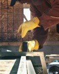 Watson Gloves Gold Range Rider Winter Glove - Buttery Soft Deerskin Leather, Thinsulate C100 Lining, Slip-On Cuff (Extra Large)
