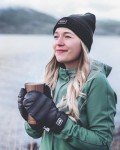 Watson Gloves Sustainable Winter Puffer Mitt for Women - Warm & Cozy, Snug Fitting Acrylic Knit Wrist, Taslon Back & Palm