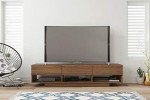 Nexera 72-Inch Tv Stand with 3-Drawers, Brown, 72-Inch