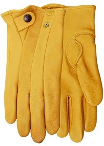 Watson Gloves Stagline Glove - Deerskin Leather, Inset Thumb, Slip-On Style Cuff (Large, 567)
