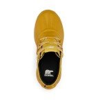 Sorel Women's Out N About IV Splashy WP Rain Boot, Gold Leaf, Black, 12