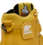 Sorel Women's Out N About IV Splashy WP Rain Boot, Gold Leaf, Black, 12