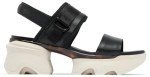 Sorel Women's Contemporary Heeled Sandal, Black/Chalk, 7.5