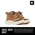 Sorel Kids' Classic Waterproof Boots - Taffy/Black