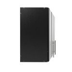 Prepac Elite 54" Wall Cabinet, Black Storage Cabinet, Bathroom Cabinet, Pantry Cabinet with 2 Adjustable Shelves 12" D x 54" W x 24" H