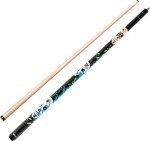 Viper by GLD Products Underground 58" 2-Piece Billiard/Pool Cue, Dia De Los Muertos, 18 Ounce,Black,50-0660-18