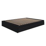 Nexera 3-Drawer Storage Bed Frame, Black, Full