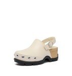 Sorel Women's Roam’N Clog RVT, Chalk/Black, 7