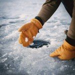 Watson Gloves 'The Duke' Premium Knit Wrist Mitt - Water-Off Cowhide Leather, Heavy Sherpa Lining, Made in Canada (Extra Large)