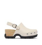 Sorel Women's Roam’N Clog RVT, Chalk/Black, 7