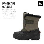 SOREL Toddler Snow Commander Boots - Stone Green