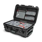 NANUK 935 Pro Photo Kit – Waterproof Travel Camera Hard Case with Padded Dividers and Wheels, 22” x 14” x 9” - Dustproof and Impact Resistant, Airline Carry-On Approved – Black