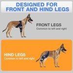 RUXAN Dog Knee Brace, Dog Leg Braces for Back Leg for Support, ACL Hind Leg Cruciate Ligament Knee Brace for Dogs Rear Leg with Torn ACL Keep The Joint Pain and Muscle Sore-L