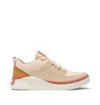 Sorel Women's Out N About IV Low Sneaker WP, Bleached Ceramic, Tuscan, 8