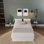 Nexera Valere Platform Bed, White, Full