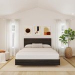 Nexera Panel Headboard, Grey, Full