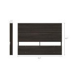 Nexera Panel Headboard, Grey, Full
