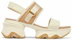Sorel Women's Contemporary Heeled Sandal, Honey White/Sea Salt, 7