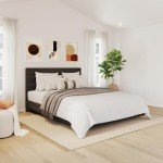 Nexera Panel Headboard, Grey, Full