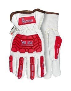 Watson Gloves Van Goat Winter Lined Work Gloves - Water & Oil Resistant Goatskin, Kevlar Stitched, Impact & Cut Resistant (Extra Large)