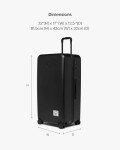 Herschel Heritage Hardshell Luggage, Black, Large - 32 Inch, Heritage Hardshell Luggage
