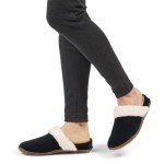 Sorel Women's Black Flat Slippers Size 8