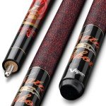 Viper by GLD Products Underground 58" 2-Piece Billiard/Pool Cue, Fatal Shot, 21 Ounce,Red,50-0652-21
