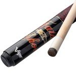 Viper by GLD Products Underground 58" 2-Piece Billiard/Pool Cue, Fatal Shot, 21 Ounce,Red,50-0652-21
