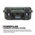 Nanuk 915 Waterproof Hard Case with Foam Insert - Olive - Made in Canada
