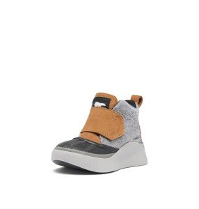 SOREL Children's Out N About lV Strap Waterproof Boot - Taffy, Black - 13
