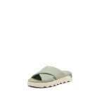 Sorel Women's Viibe Crisscross Slide Sandals - Safari, Honey White - Size 10