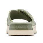 Sorel Women's Viibe Crisscross Slide Sandals - Safari, Honey White - Size 10
