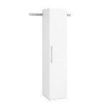 Prepac HangUps Narrow Wall Mounted Garage Storage Cabinet, Tall Storage Organizer Cabinet, 15" W x 72" H x 16" D, White