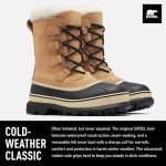 SOREL Women's Caribou Waterproof Boot - Buff - 9