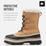 SOREL Women's Caribou Waterproof Boot - Buff - 9