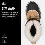 SOREL Women's Caribou Waterproof Boot - Buff - 9
