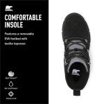 SOREL Women's Joan Waterproof Explorer Boots - Black