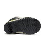 SOREL Children's Yoot Pac Nylon Waterproof Boot - Black, Chartreuse - 7