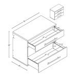 Prepac HangUps 30" Base Garage Cabinet, Bathroom Cabinet Wall Mount Laundry Cabinet, Kitchen Wall Cabinet with 3 Drawers, Ideal for Garage, Kitchen and Laundry Organization 30" W x 24" H x 16" D White