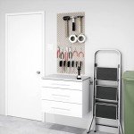 Prepac HangUps 30" Base Garage Cabinet, Bathroom Cabinet Wall Mount Laundry Cabinet, Kitchen Wall Cabinet with 3 Drawers, Ideal for Garage, Kitchen and Laundry Organization 30" W x 24" H x 16" D White