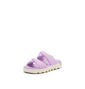 Sorel Women's Viibe Twist Slide Sandals - Euphoric Lilac, Honey White - Size 9.5