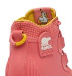 Sorel Women's Out N About IV Splashy WP Rain Boot, Coral Blossom, Sea Salt, 8