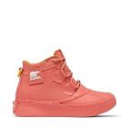 Sorel Women's Out N About IV Splashy WP Rain Boot, Coral Blossom, Sea Salt, 8