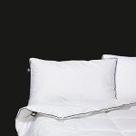 Canadian Down & Feather Co. - Medium-Soft Support Microfiber Down Alternative Pillow Standard Size - Machine Washable - 260 TC Shell 100% Cotton - Oeko TEX Certified
