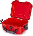Nanuk 904 Waterproof First Aid Prepper Survival Gear Dust and Impact Resistant Case - Empty - Red - Made in Canada