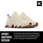 Sorel Women's Kinetic Impact II Wonder Lace Sneaker, Honey White/Euphoric Lilac, 9